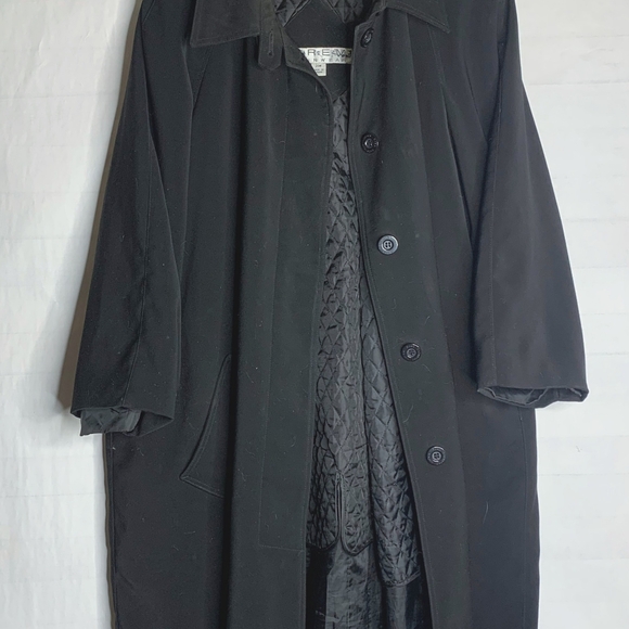 Brem Rainwear Size 20 Women's Double Layer Black Jacket Plus Size Vinatge - Picture 3 of 8